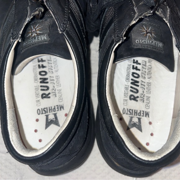 MEPHISTO runoff air-jet system women’s black suede walking shoes - Picture 6 of 6